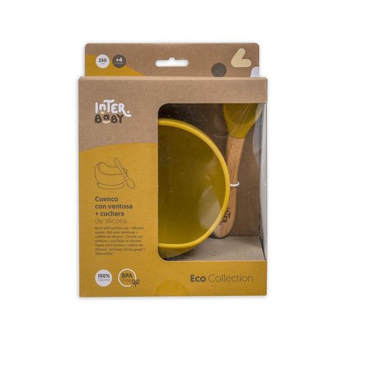 Cuenco De Silicona Ocre Interbaby