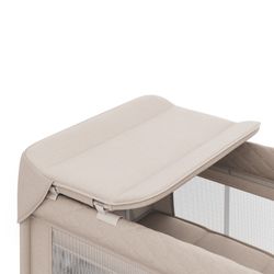Cuna De Viaje LEODY UP Con Accesorios Beige