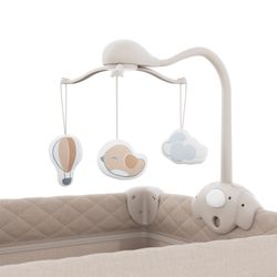 Cuna De Viaje LEODY UP Con Accesorios Beige