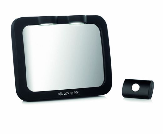Miroir de surveillance avec double LED et télécommande Jane