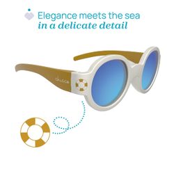 GAFAS DE SOL 0M+ LENTES ESPEJO BLANCAS 0M+