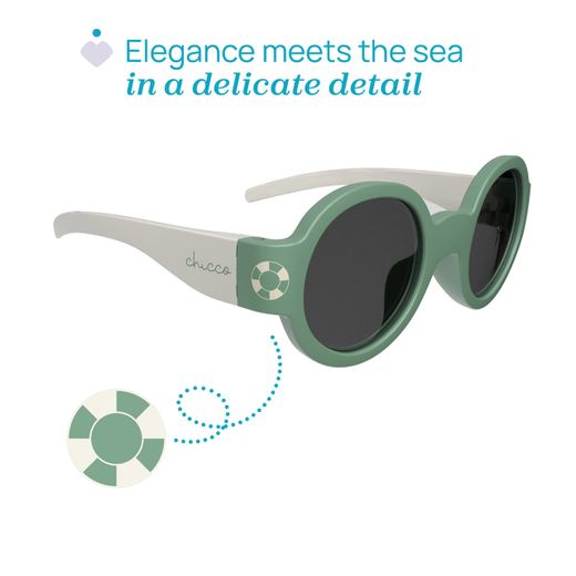 GAFAS DE SOL 0M+ LENTES ESPEJO VERDES