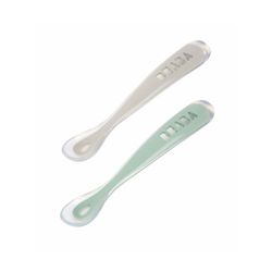 Juego de 2 Cucharas De Silicona Para Bebés + Estuche Velvet