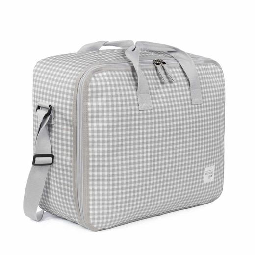 Maleta I Love Vichy Gris Walking Mum