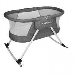 Mini Cuna Ivoly Plegable Gris