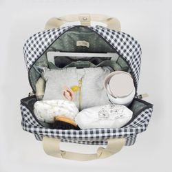 Mochila I Love Vichy Negro Walking Mum