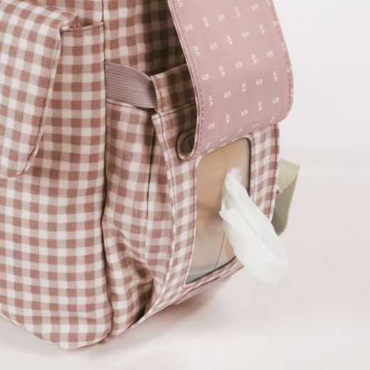 Mochila I ❤ Vichy Collection Rosa Walking Mum