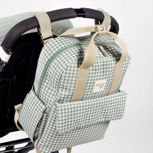 Mochila I ❤ Vichy Collection Verde Walking Mum