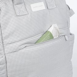 MOCHILA LITTLE BLOOM VICHY GRIS