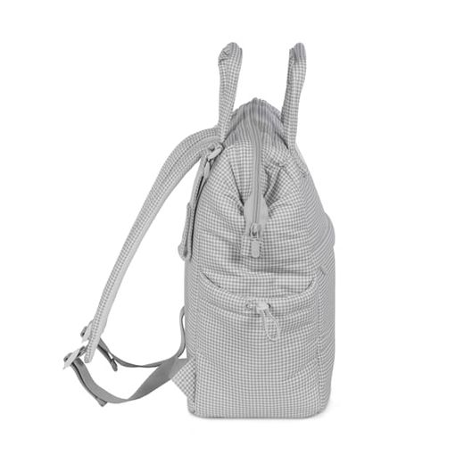 MOCHILA LITTLE BLOOM VICHY GRIS