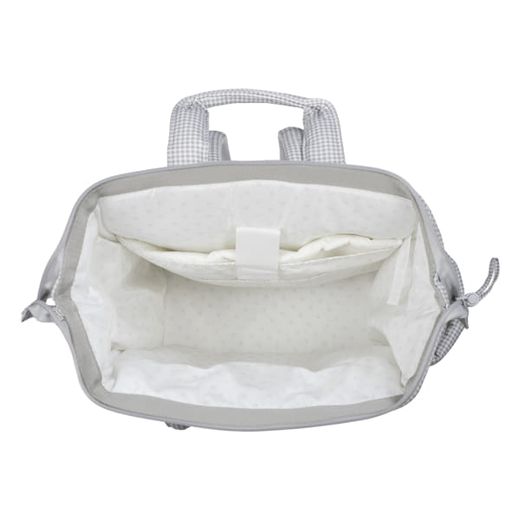 MOCHILA LITTLE BLOOM VICHY GRIS