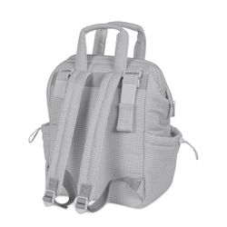 MOCHILA LITTLE BLOOM VICHY GRIS