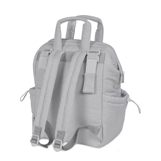 MOCHILA LITTLE BLOOM VICHY GRIS