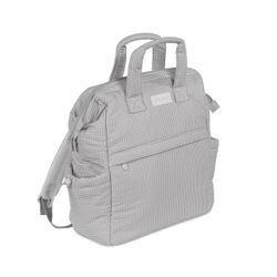 MOCHILA LITTLE BLOOM VICHY GRIS