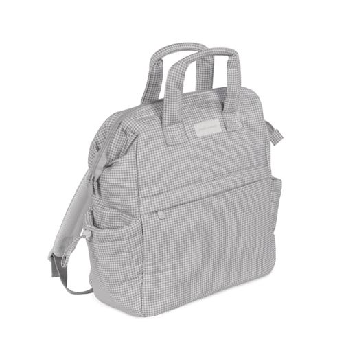 MOCHILA LITTLE BLOOM VICHY GRIS