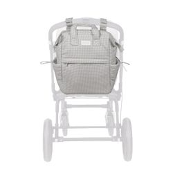 MOCHILA LITTLE BLOOM VICHY GRIS