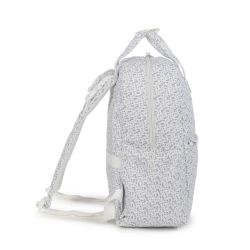 MOCHILA MAISON TENDER CONEJITOS PIEL AZUL