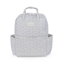 MOCHILA MAISON TENDER CONEJITOS PIEL AZUL