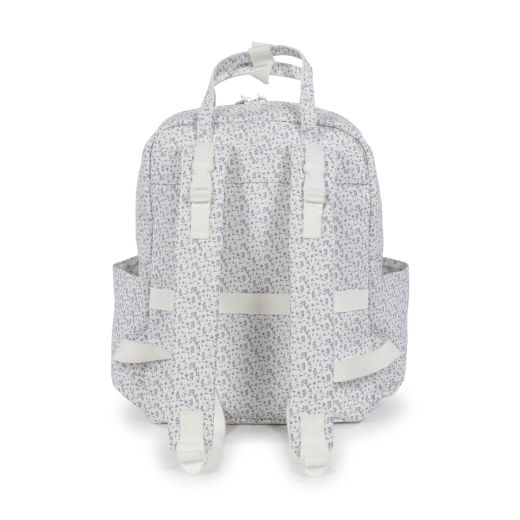 MOCHILA MAISON TENDER CONEJITOS PIEL AZUL