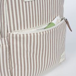 MOCHILA PRALINÉ RAYAS MOKA