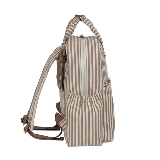MOCHILA PRALINÉ RAYAS MOKA