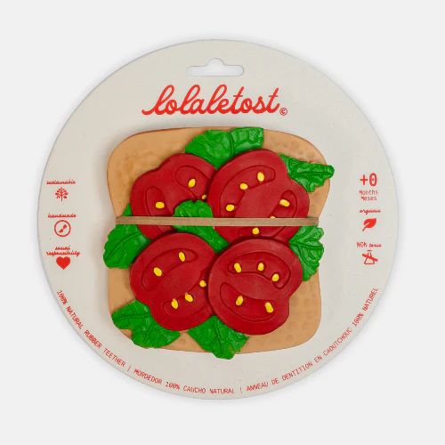 Mordedor Bebé Tostada Tomate