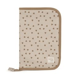 Portadocumentos Corazones Poppy Canela
