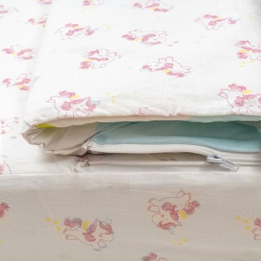 Saco De Cuna 60x120 Unicornio Interbaby