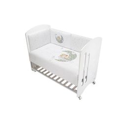 Set 2 Pcs Desenfundable F. Nordica Mod Bear Sleeping Gris 60x120