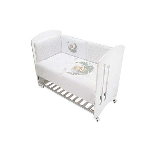 Set 2 Pcs Desenfundable F. Nordica Mod Bear Sleeping Gris 60x120