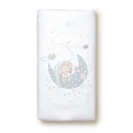 Set 2 Pcs Desenfundable F. Nordica Mod Bear Sleeping Gris 60x120