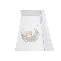 Set 2 Pcs Desenfundable F. Nordica Mod Bear Sleeping Gris 60x120