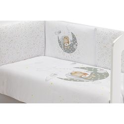 Set 2 Pcs Desenfundable F. Nordica Mod Bear Sleeping Gris 60x120