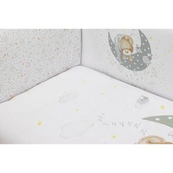 Set 2 Pcs Desenfundable F. Nordica Mod Bear Sleeping Gris 60x120