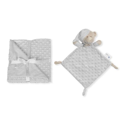 Set Mantita 80x110 Cms. + Dou-Dou Gris Interbaby