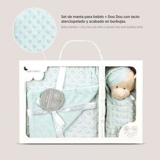 Set Mantita 80x110 Cms. + Dou-Dou  Interbaby