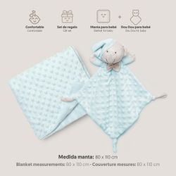 Set Mantita 80x110 Cms. + Dou-Dou  Interbaby