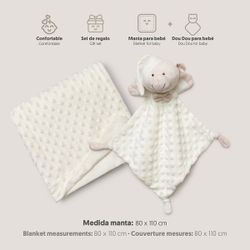 Set Mantita 80x110 Cms. + Dou-Dou  Interbaby