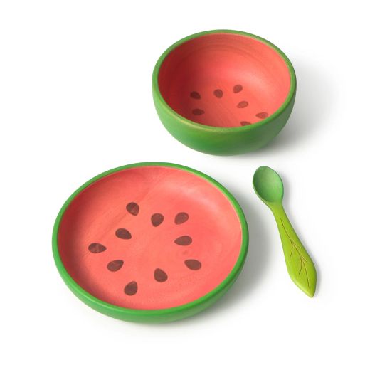 Wally The Watermelon Vajilla Infantil 3 Piezas