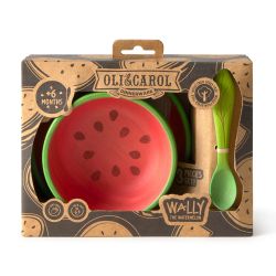 Wally The Watermelon Vajilla Infantil 3 Piezas