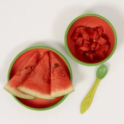 Wally The Watermelon Vajilla Infantil 3 Piezas