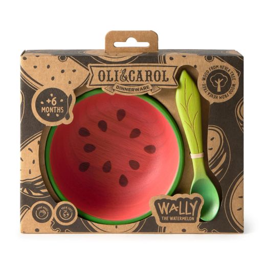 Wally The Watermelon Vajilla Infantil Bol & Cuchara